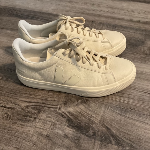 VEJA x Mansur Gavriel Campo Sneaker Crema size 9 - Picture 1 of 9